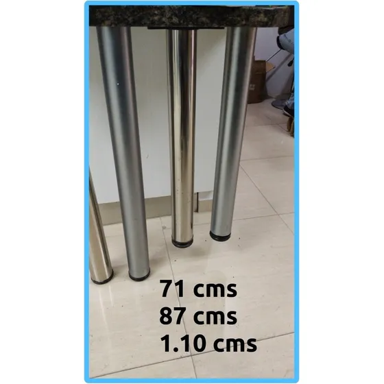 Patas Para Meson  Cromado 