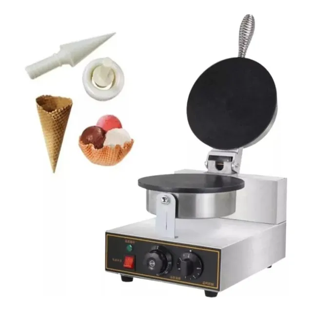 Walfrera Máquina Cono De Barquilla  Helado Con 2 Accesorios
