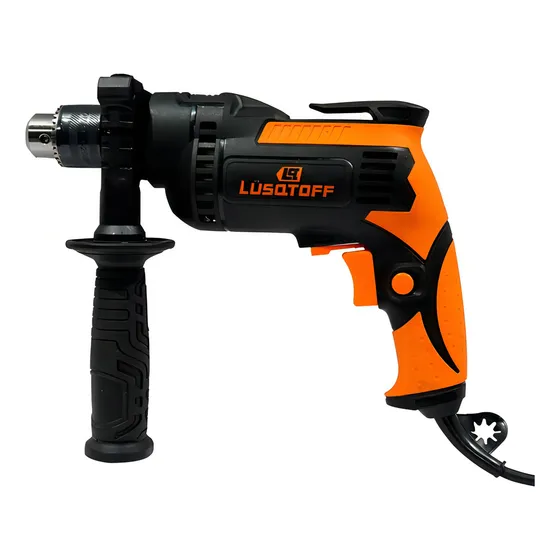 Taladro De Impacto Eléctrico 600w Lusqtoff Til600-8k Color Naranja Frecuencia 50Hz