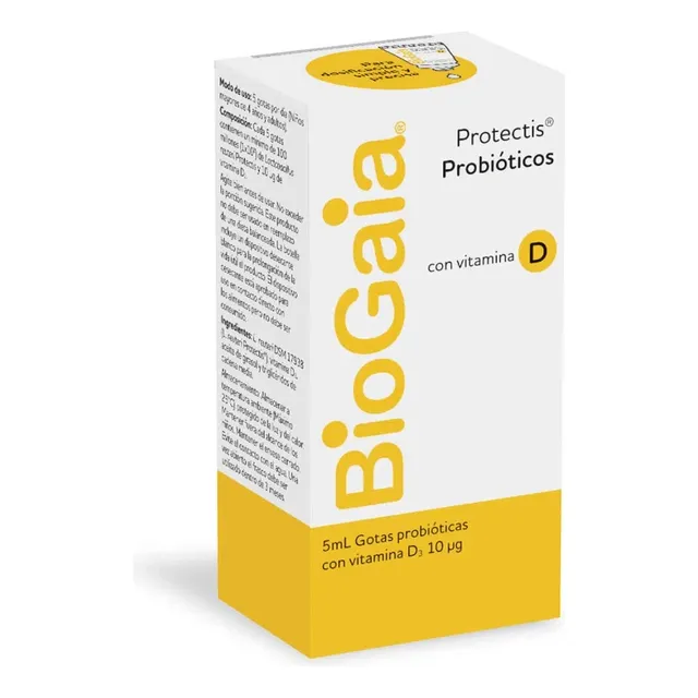Biogaia D Probioticos + Vitamina D3 Gotas 5ml