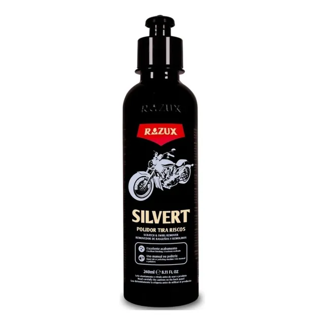 Silvert Polidor Para Tirar Riscos Da Moto 240ml Razux