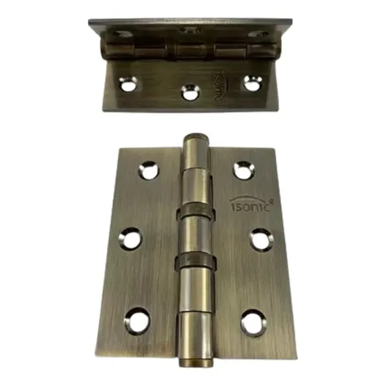 Bisagra De Hierro En Color Bronce Natural 2 Unidades Isonic