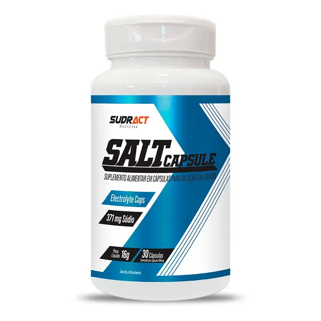 Salt Capsule 30cps - Sudract Nutrition ( Cápsulas De Sal ) Sabor Sem sabor
