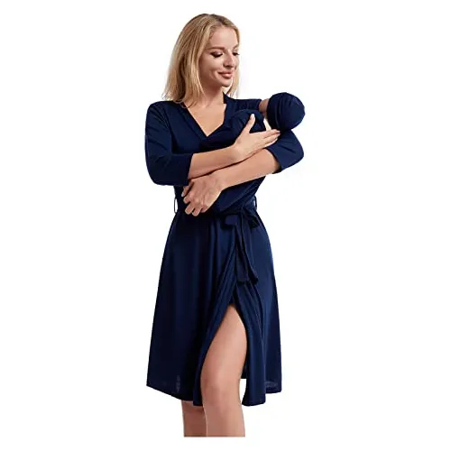 Bata De Maternidad Y Manta De Recepción Bebés, Conjun...