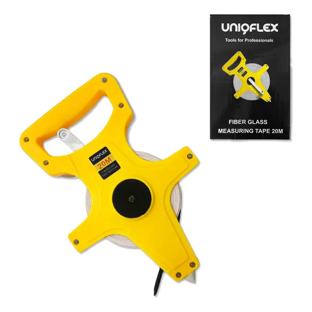 Cinta Métrica De Topógrafo 20 Mts. Uniqflex.