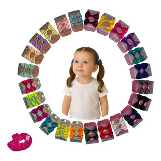 24 Pinzas Con Moño De Liston Bebé/niña. Picky® 24 Pinzas Con Moño De Liston Bebé/niña. Picky®