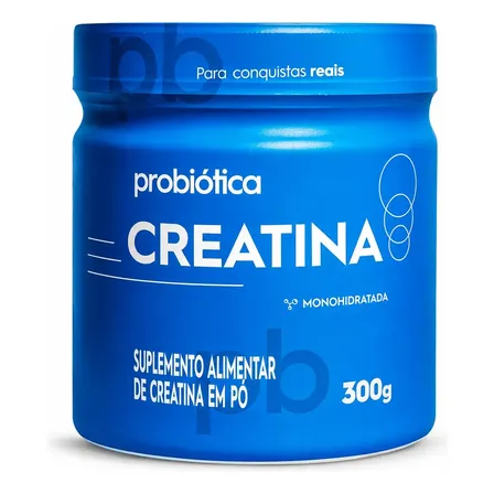 Creatina Probiotica 300g Monohidratada Sem Sabor