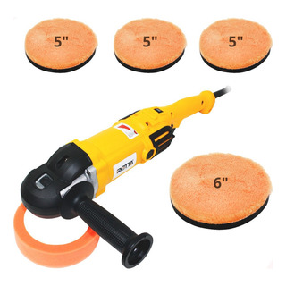 Kit Politriz Rotativa 1300w Detalhamento Com 4 Boinas 220v Kit Politriz Rotativa 1300w Detalhamento Com 4 Boinas 220v