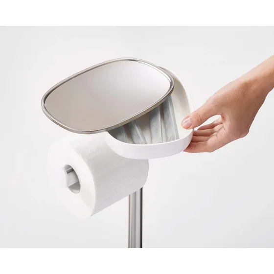 Kit P/baño Papel Higiénico Cepillo Flexible Joseph Joseph