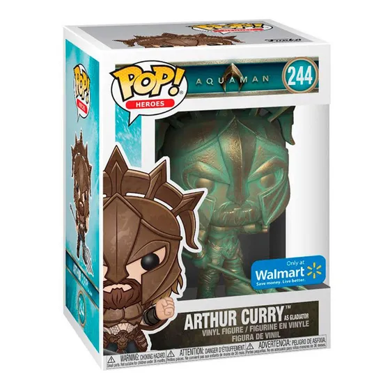Funko Pop Arthur Curry Héroes Aquaman Gladiador #244