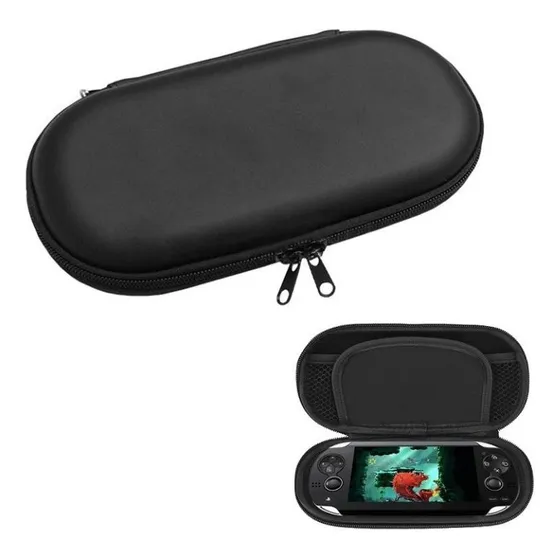 Case Bag Bolsa Estojo Viagem e Proteção Para PS Vita 1000 FAT 2000 Slim Preto