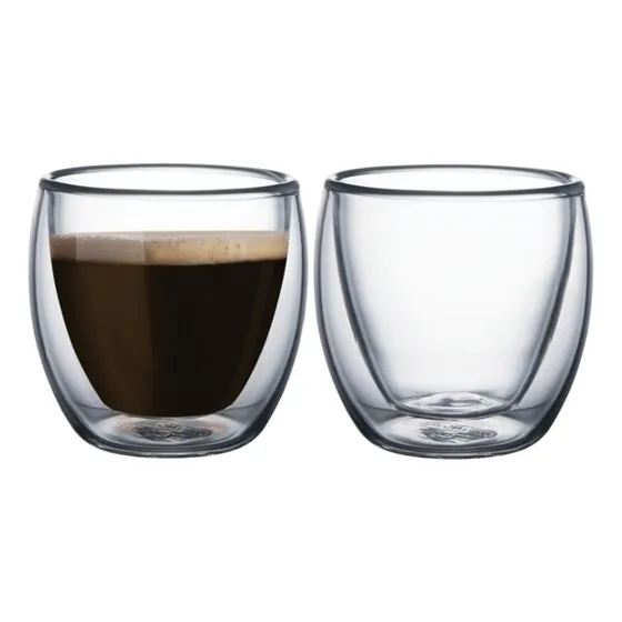 Juego 2 Vasos, Vidrio Doble Para Café - Tramontina Tf6610