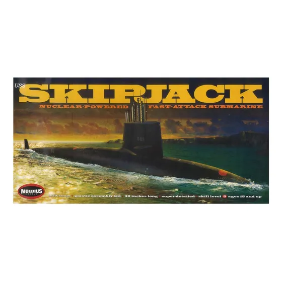 Uss Skipjack Submarine 1 72 Moebius 40  Largo