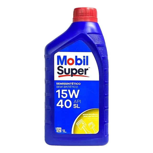 Óleo Motor Mobil Super 15w-40 Semissintético Api Sl