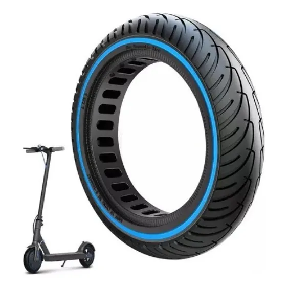Llanta Solida Linea De Colores Para Scooter Eléctrico 8.5in