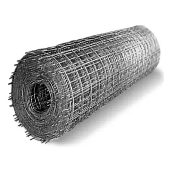 Malla Electrosoldada Morlan Piso Hormigon 15x15 4,2mm X Rollo 25mts Color Metal