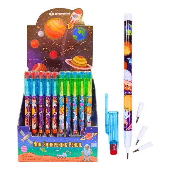 Lapiz Bensia 102003 Portamina Animales Espaciales X2 Souveni Grafito/negro