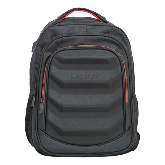Mochila Porta Notebook Urbana Reforzada 17 Tablet Usb Color Negro