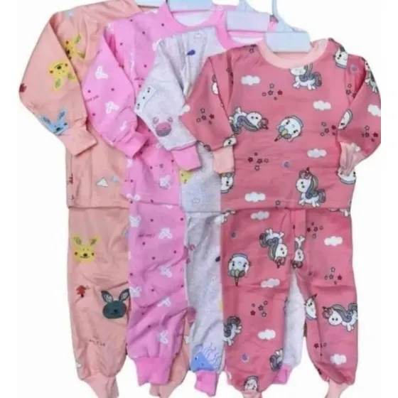 Pijama Algodon Afranelado Niños, Tallas Desde 2 A 12