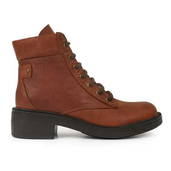 Borcego Mujer Cuero Botas Briganti Botinetas Zapatos - Etna