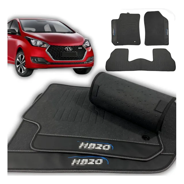Tapete Emborrachado Carro Hb20 Hb20s Hb20x 2023 2024 Premium