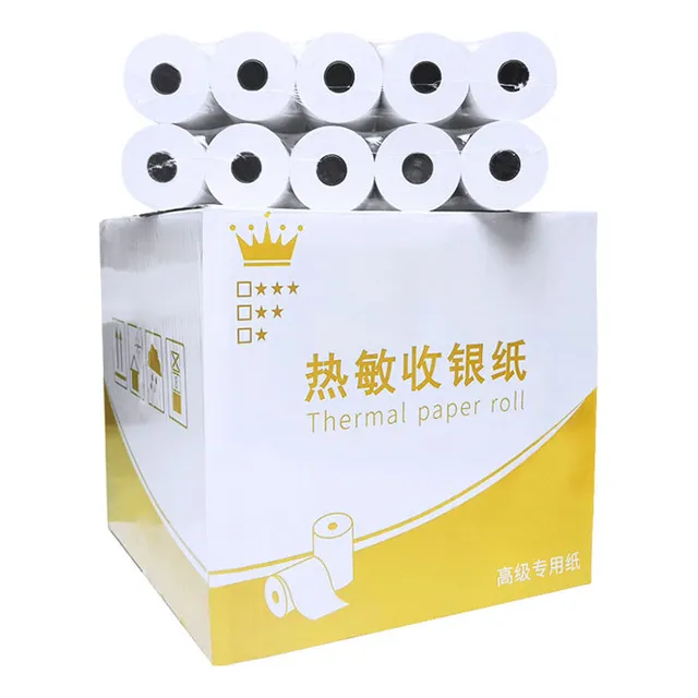 100 Rollos Papel Termico Miniprinter 57x40 (impresora 58mm)