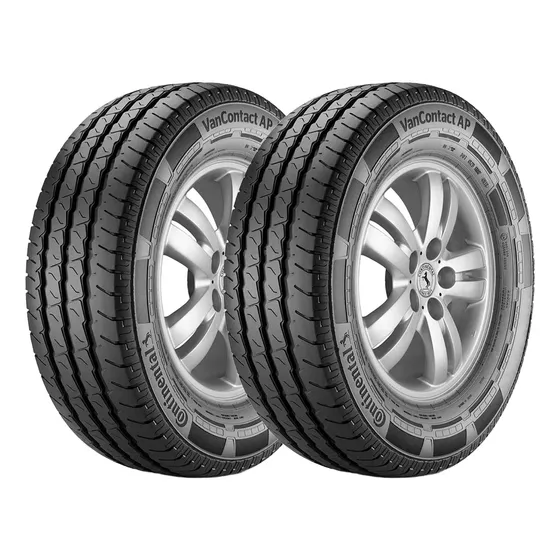 Kit 2 Pneu Continental 225/70r15c 8pr 112/110r Vancontact Ap