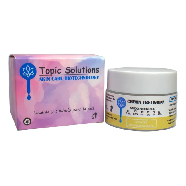 Crema Tretinoina 1% Lineas Expresion Acne Arrugas Secuelas