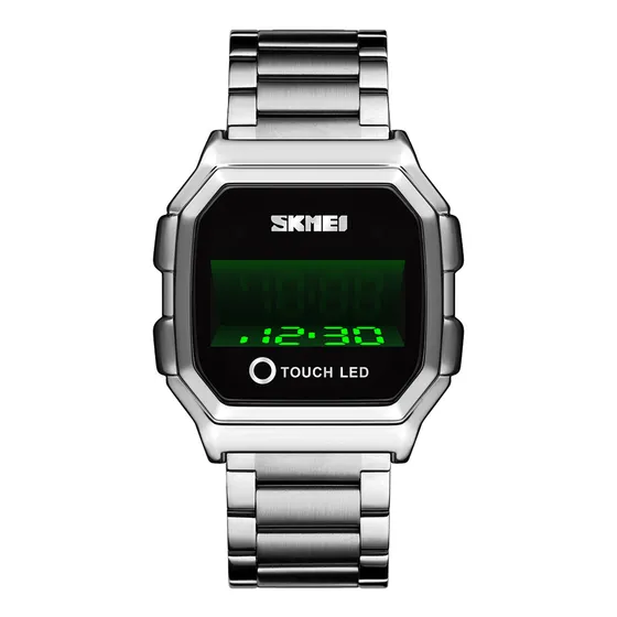 Skmei - Reloj Digital Táctil Para Hombre, Retroiluminación,