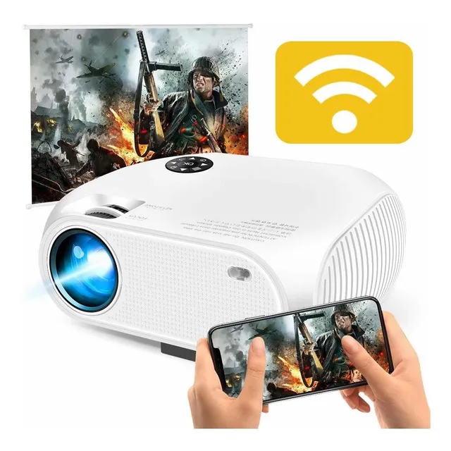 Diwuer Proyector Inalambrico Wifi 3800 Lumene Mini Video