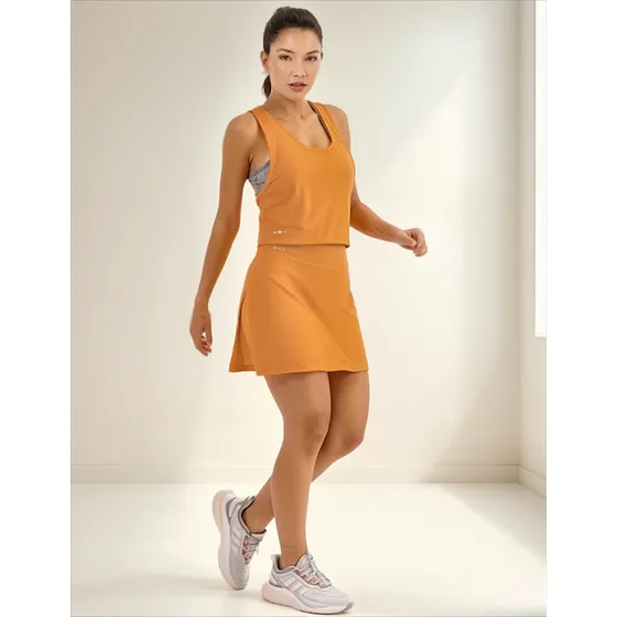 Short Saia Fitness Dicorpo Academia Moda Fitness Caminhada