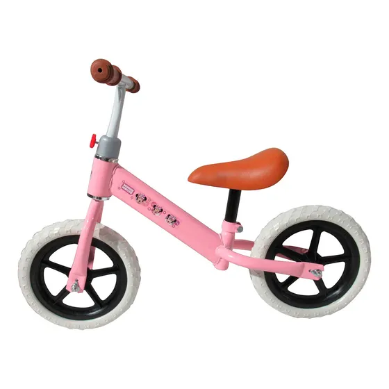 Bicicleta Infantil Sin Pedales Equilibrio Mnnie 80 X 50 Cm Color Rosa