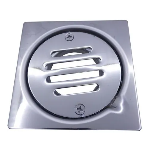 Desagüe Para Piso 4'' X 4'' Cromado