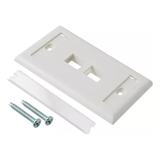 Panduit Pan-nk2fiwy Faceplate 2 Puertos 7cm Blanco