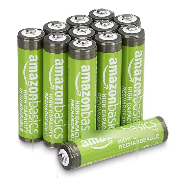 Paquete De 12 Baterías Recargables Aaa 850 Mah Precargadas