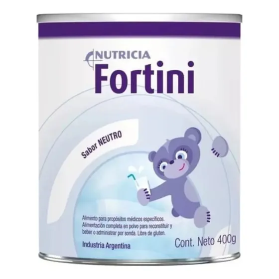 Nutricia Bagó Fortini Suplemento En Polvo Lata 400 g Sin Sabor
