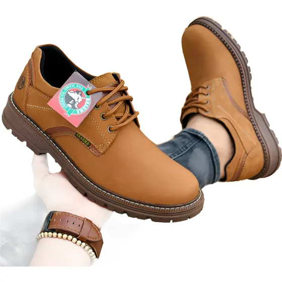 Zapatos Botas Brahama Caterpillar Cuero