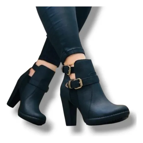 Botín Calzado Casual Texano Bota Elegante Y Casual 