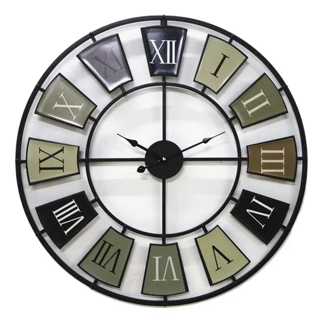 Reloj Pared Silencioso Hierro Forjado Europeo Antiguo Para