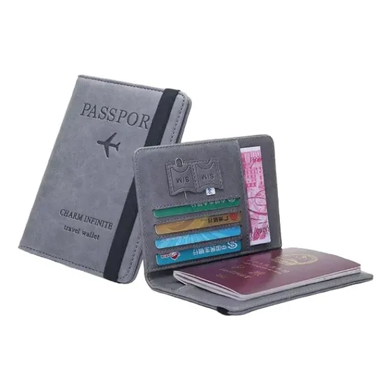 Porta Pasaporte Porta Documentos Billetera Proteccion Rfid