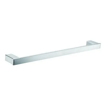Bm Toallero Largo Tokio Square Cromado  60cm Bmt5001mp