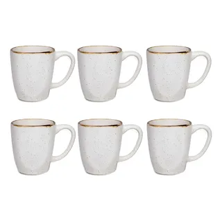 OXFORD PORCELANAS S/AJogo 6 Canecas Oxford Ryo Maresia Cerâmica 260ml Brisa Arei