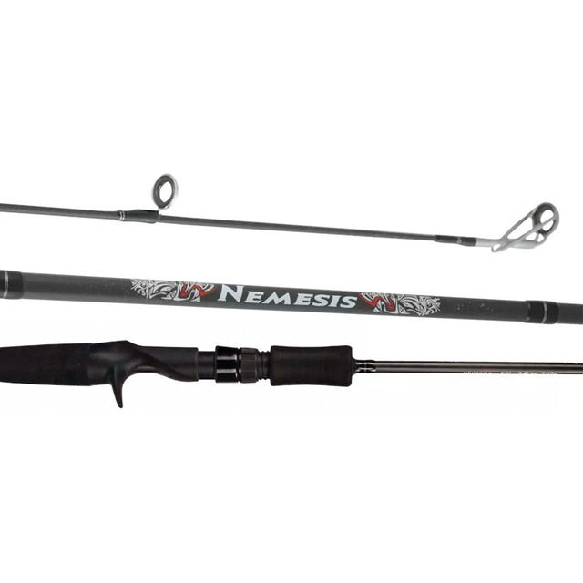 Vara Carretilha Okuma Nemesis 1,73m 10-20lbs Rápida Carbono 24t Preto Vara Carretilha Okuma Nemesis 1,73m 10-20lbs Rápida Carbono 24t Preto