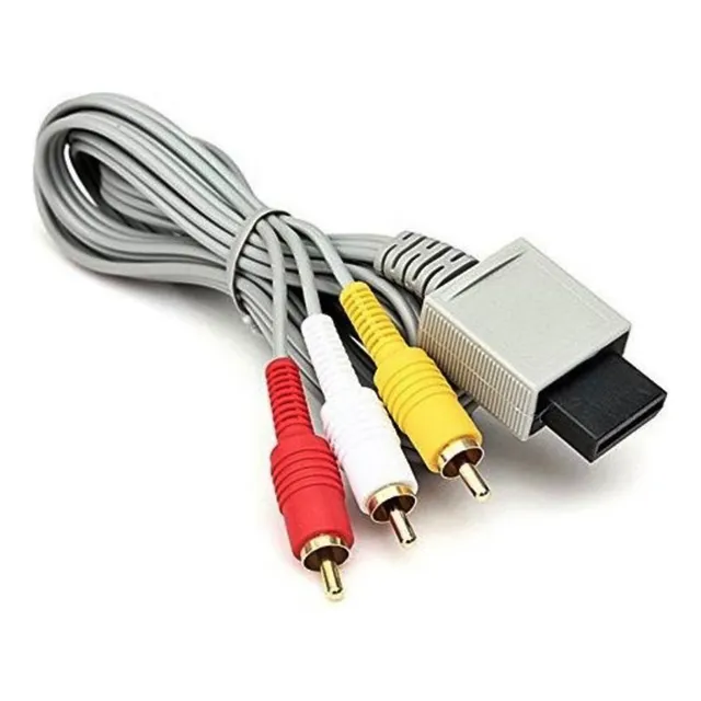 Cable Audio Y Video Compatible Con Wii Wii U Componente Av