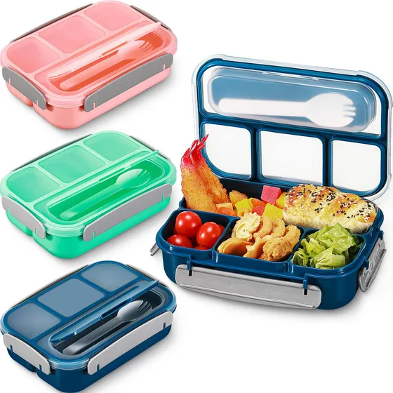 Hotop 3 Packs Bento Box, Caja De Almuerzo Para Niños, 9rhnm