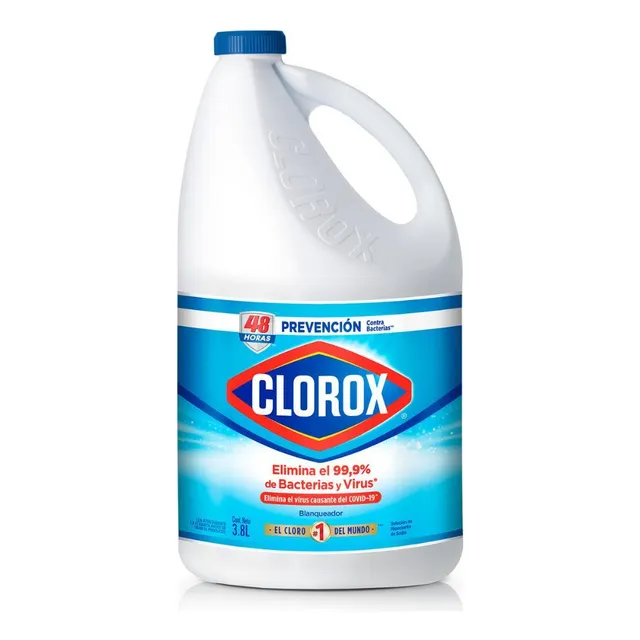 Blanqueador Líquido Clorox Original Triple Acción 3.8L