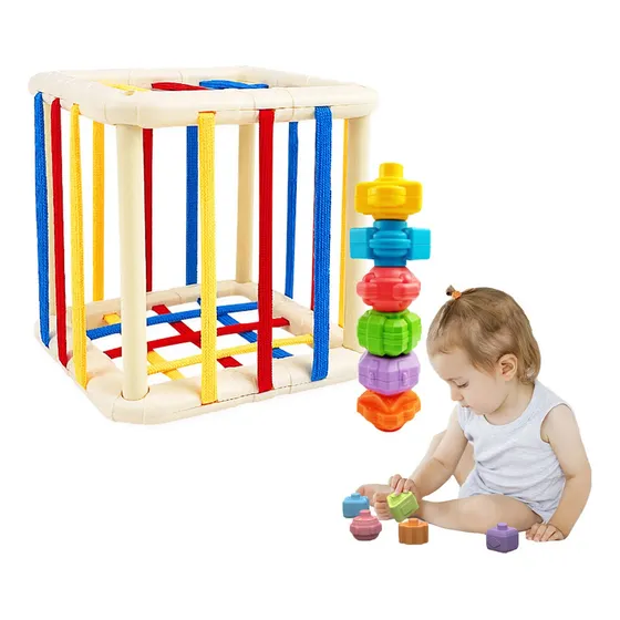 Juego Didáctico Cubo Sensorial Bebé Estimulación Temprana
