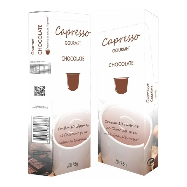 Cápsulas Nespresso Chocolate Capresso 10 Unidades