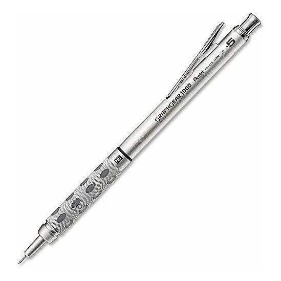 Lápiz Mecánico Pentel Graphgear 1000 0,5 Mm Barril Negro