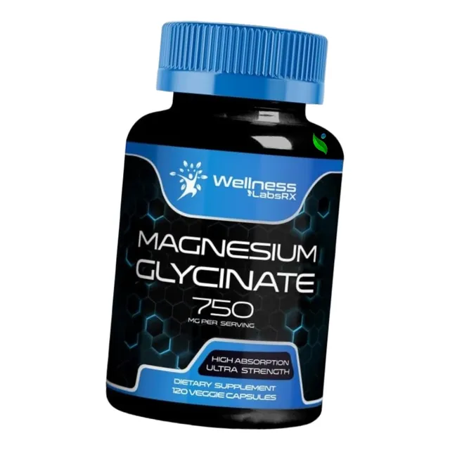 Glicinato De Magnesio 750mg X Cápsula X 120 Cápsulas